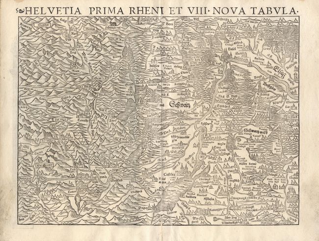 Helvetia Prima Rheni Et VIII Nova Tabula