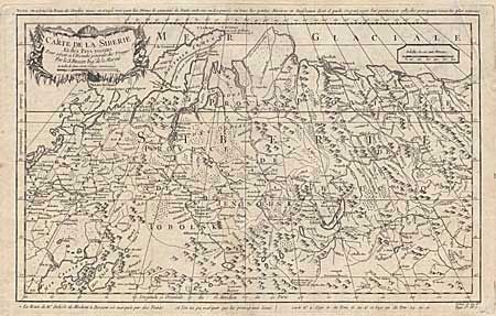 Carte de la Siberie Et des Pays Voisins