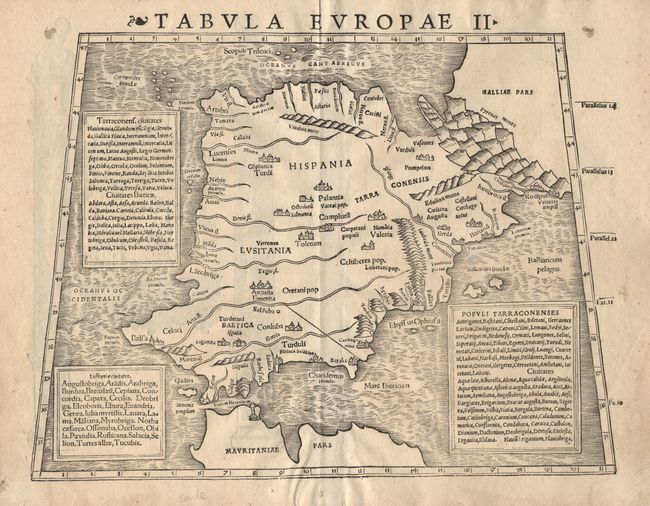 Tabula Europae II [together with] Hispania III Nova Tabula