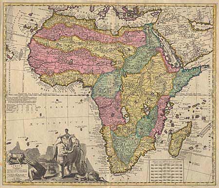 Africae in Tabula Geographica Delineato