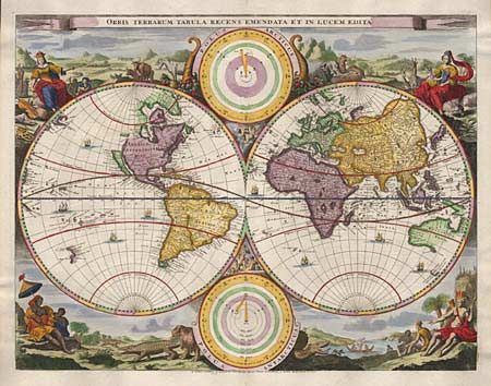 Orbis Terrarum Tabula Recens Emendata Et In Lucem Edita