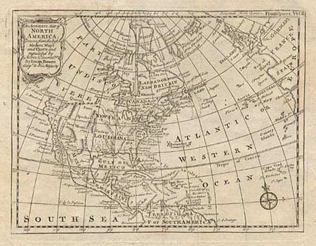 An Accurate Map of North America, Drawn from the best Modern Maps and Charts and regulated by Astronl. Observatns.