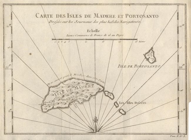 Carte des Isles de Madere et Porto Santo