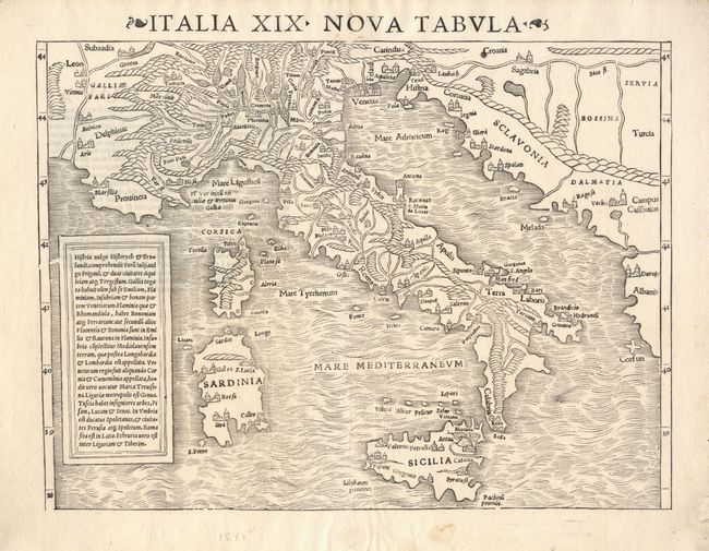 Italia XIX Nova Tabula