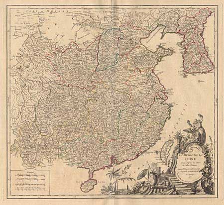 L'Empire de la Chine dress d' apres les Cartes de l'Atlas Chinois