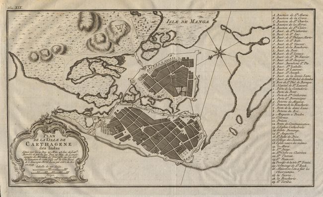 Plan de la Ville de Carthagene des Indes