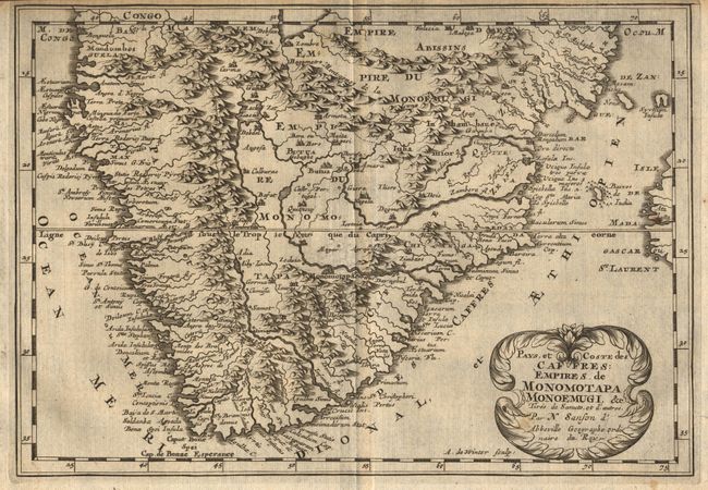 Pays, et Coste des Caffres Empires de Monomotapa Monoemugi, &c.