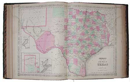 Johnson's New Illustrated Family Atlas with Physical Geography, and with descriptions Geographical, Statistical, and Historical, including the Latest Federal Census