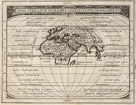 Orbis Terrarum Veteribus Cogniti Typus Geographicus