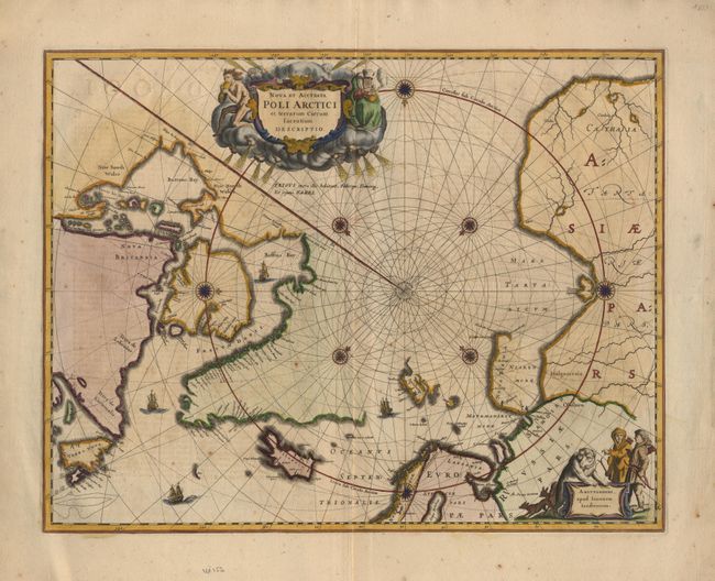 Nova et Accurata Poli Arctici et terrarum Cirum Iacentum Descriptio