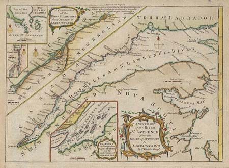 A New Chart of the River St. Lawrence from the Island of Anticosti to Lake Ontario