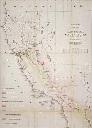 Geological Map of a Part of the State of California