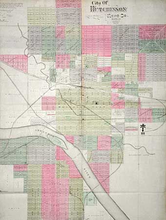 City of Hutchinson, Reno Co. [and] Plat of the City of Salina, Saline County