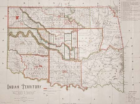 Indian Territory Compiled under the direction of the Hon. John H. Oberly, Commissioner of Indian Affairs