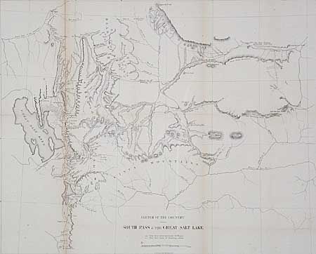 Sketch of the Country between South Pass & the Great Salt Lake