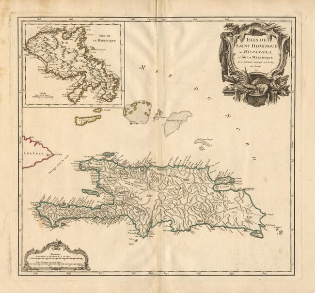 Isles de Saint Domingue ou Hispaniola et de la Martinique