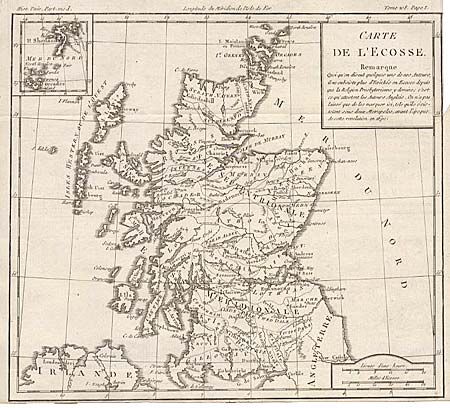 Carte de l' Ecosse