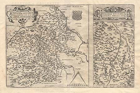 Regionis Biturigum Exactiss Descriptio Per Dioannem Calamaeum - Limaniae Topographica Gabrielle Symeoneo Auct.