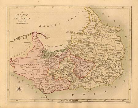 A New Map of Prussia from the best Authorities