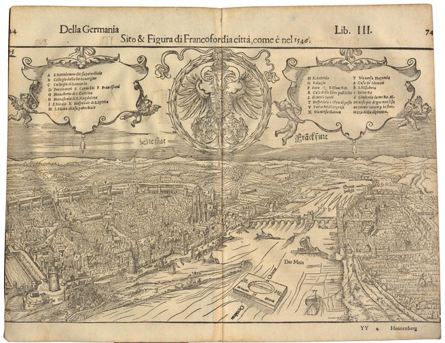 Sito & Figura di Francofordia citta, come e nel 1546
