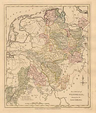 The Circle of Westphalia, Drawn from the Latest Authorities