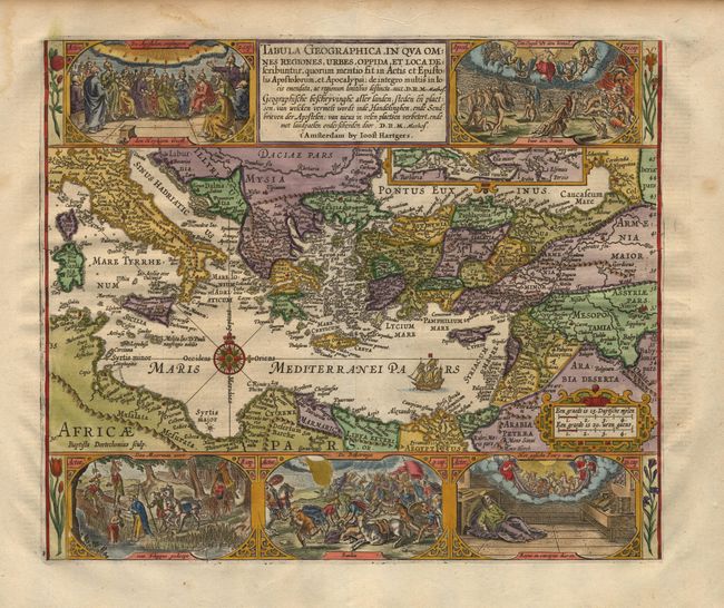 Tabula Geographica, In Qua Omnes Regiones, Urbes, Oppida, Et Loca Describuntur, quorum mentio sit in Actis et Epistolis Apostolorum, et Apocalypsi