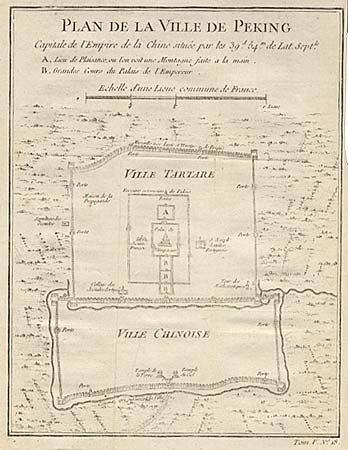 Plan de la Ville de Peking