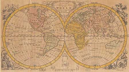A New and Accurate Map of The World Drawn & Engraved from the Best Authorities