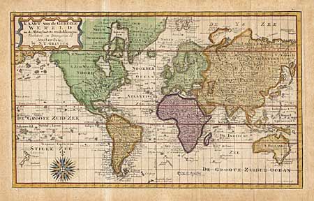 Kaart van de Geheele Wereld na de Alderlaatste Ontdekkingen
