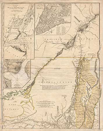 [The Provinces of New York, and New Jersey; with part of Pennsylvania, and the Province of Quebec - Top sheet]