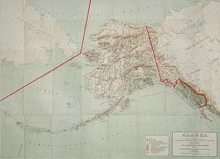 Alaska Compiled from Official Records of the General Land Office, U.S. Geological Survey, U.S. Coast and Geodetic Survey and other sources
