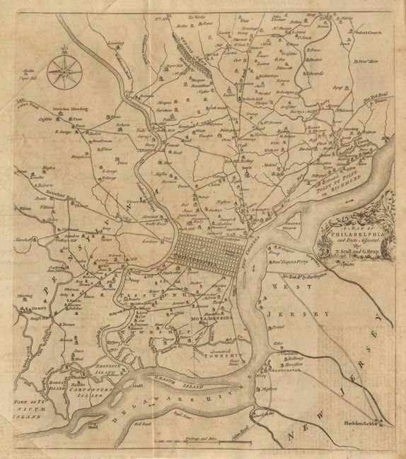 A Map of Philadelphia and Parts Adjacent