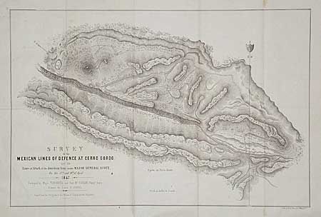 Survey of the Mexican Lines of Defense at Cerro Gordo and the Lines of Attack of the American Army under Maj. Gen. Scott on the 17th & 18th of April 1847