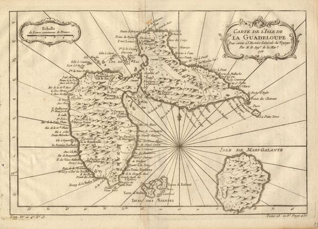 Carte de l' Isle de la Guadeloupe