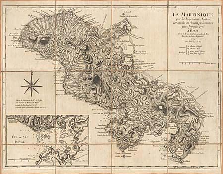 La Martinique par les Ingenieurs Anglais lorsqu'ils en etoient possesseurs par Jeffreys 1775