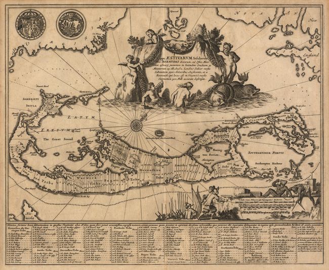 Mappa Aestivarum Insularum alias Barmudas