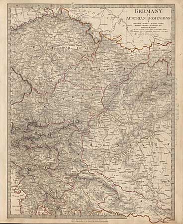 Austrian Dominions - Set of three maps