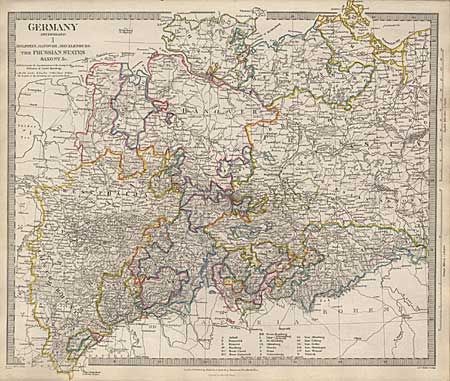 Germany- Set of three maps