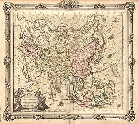 L'Asie dressee pour l'etude De La Geographie