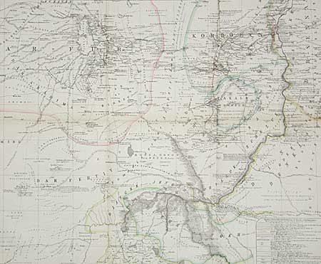 Set of ten maps - Karte von Inner- Afrika