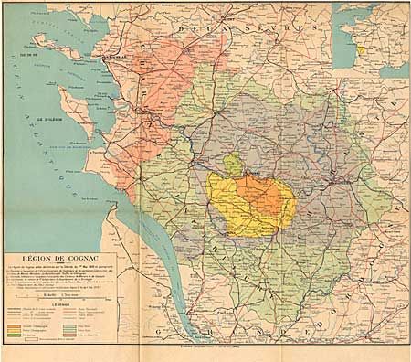 Atlas des Vins de France Les Regions delimitees et les CrusFascicule II. La Region de Cognac