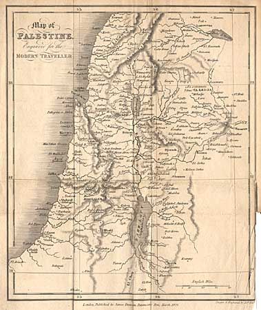 The Modern Traveller.  A Popular Description, Geographical, Historical, and Topographical, of the Various Countries of the Globe. Palestine: or the Holy Land