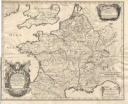 Remarques Sur la carte de l' Ancienne Gaule tiree des Commentaires de Cesar