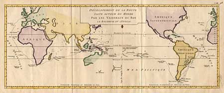 Development de la Route faite autour du Monde par les Vaisseaux du Roy la Boudeuse et l' Etoile