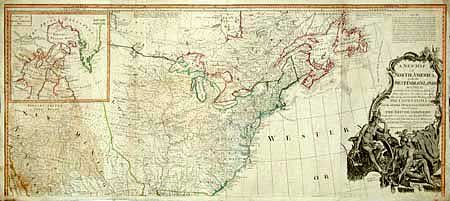 A New Map of North America with the West India Islands divided according to the Preliminary Articles of Peace, Signed at Versailles, 20 Jan. 1783 wherein are particularly Distinguished The United States and the several Provinces, Governments &c