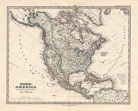 Nord-America. Entworfen u. gezeichnet von F. von Stulpnagel