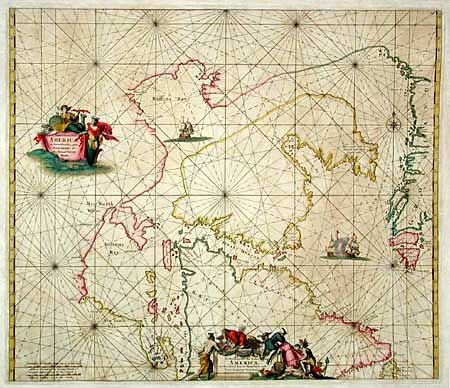 Septemtrionaliora Americae a Groenlandia, per Freta Davidis et Hudson, ad Terram Novam