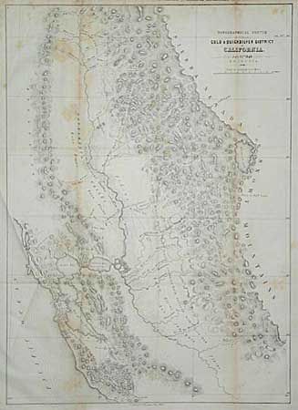 Topographical Sketch of the Gold & Quicksilver District of California