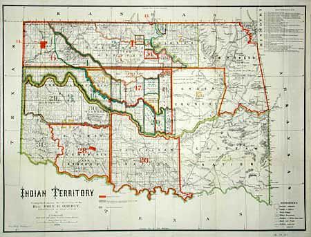 Indian Territory Compiled under the direction of Hon: John H. Oberly. Commissioner of Indian Affairs by C.A. Maxwell.