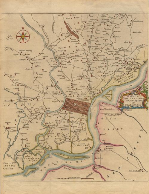 Map of Philadelphia and Parts Adjacent